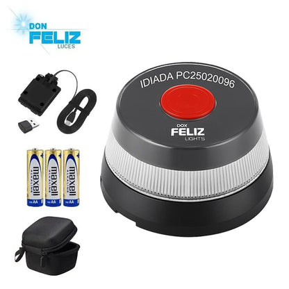 ⭐⭐¡Último día! ¡80% de descuento para el Año Nuevo 2026!❄❄Baliza V16 | 2ª GENERACION Geolocalización DGT 3.0 | Luz Emergencia Coche Homologado DGT | SIM y Datos Pagados hasta 2038