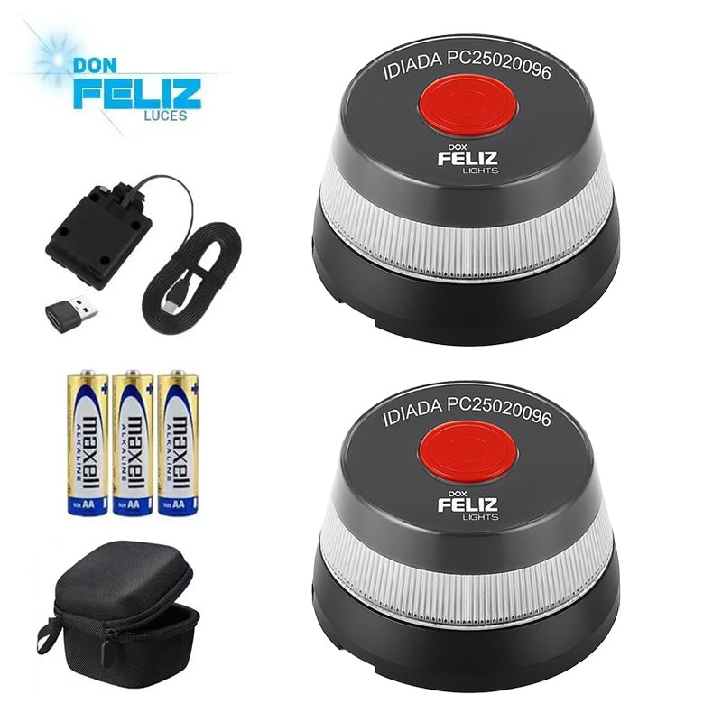 ⭐⭐¡Último día! ¡80% de descuento para el Año Nuevo 2026!❄❄Baliza V16 | 2ª GENERACION Geolocalización DGT 3.0 | Luz Emergencia Coche Homologado DGT | SIM y Datos Pagados hasta 2038