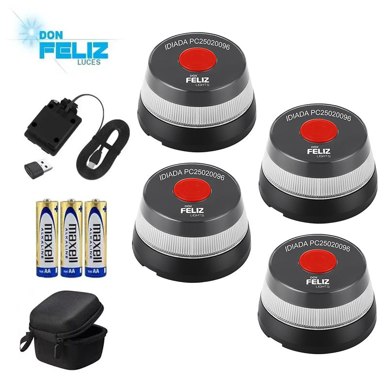 ⭐⭐¡Último día! ¡80% de descuento para el Año Nuevo 2026!❄❄Baliza V16 | 2ª GENERACION Geolocalización DGT 3.0 | Luz Emergencia Coche Homologado DGT | SIM y Datos Pagados hasta 2038