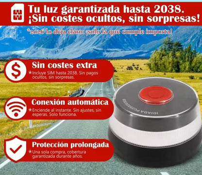 ⭐⭐¡Último día! ¡80% de descuento para el Año Nuevo 2026!❄❄Baliza V16 | 2ª GENERACION Geolocalización DGT 3.0 | Luz Emergencia Coche Homologado DGT | SIM y Datos Pagados hasta 2038