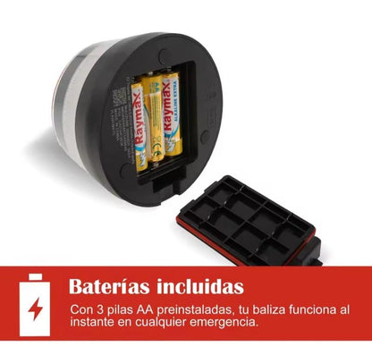 ⭐⭐¡Último día! ¡80% de descuento para el Año Nuevo 2026!❄❄Baliza V16 | 2ª GENERACION Geolocalización DGT 3.0 | Luz Emergencia Coche Homologado DGT | SIM y Datos Pagados hasta 2038